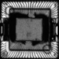 Transmissionsbild einer IC Probe